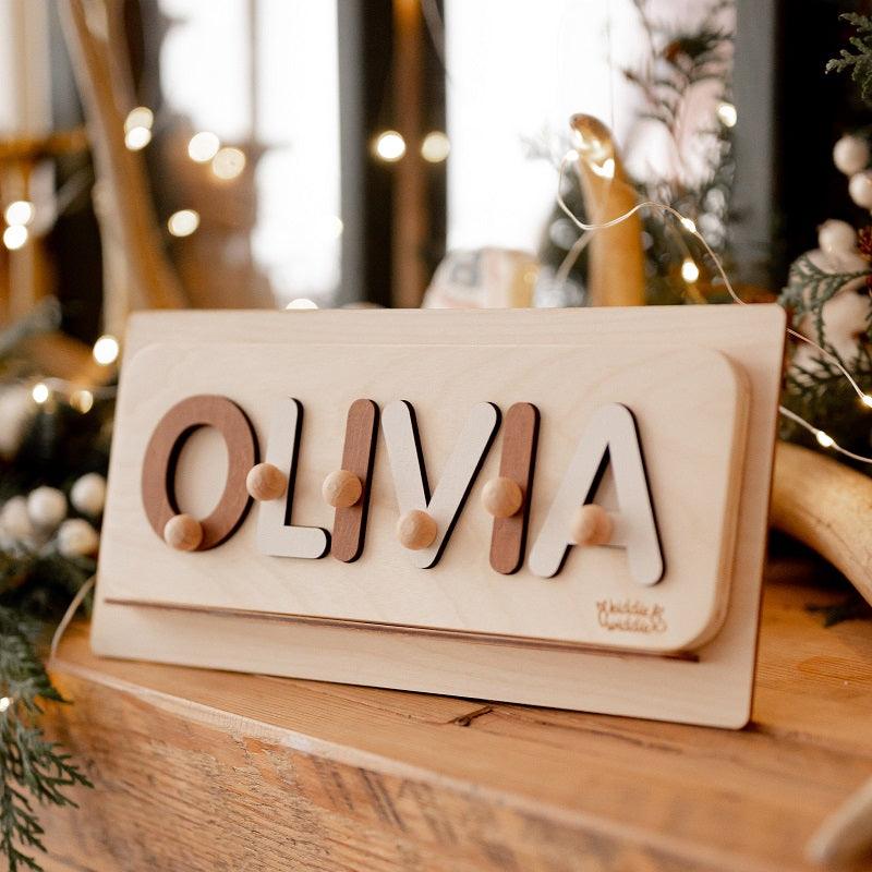 Olivia Name Puzzle - Kiddiewiddie