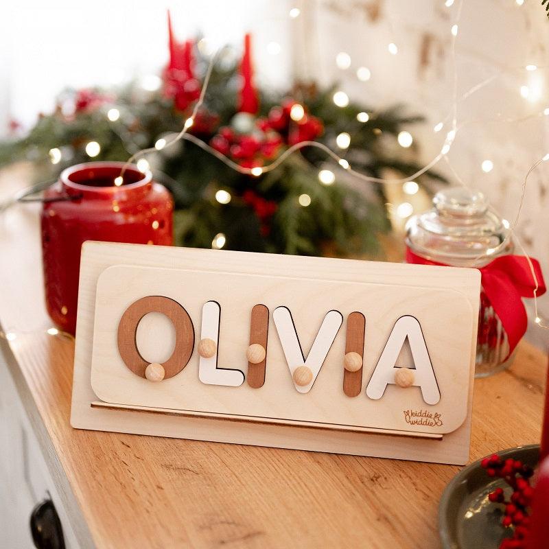 Olivia Name Puzzle - Kiddiewiddie