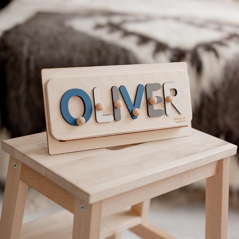 Oliver Name Puzzle - Kiddiewiddie